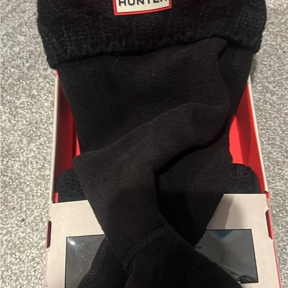 Hunter Black Cable Boot Socks - Picture 2 of 3